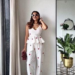 Home Tharvi Heartfelt Elegance Co-ord Set