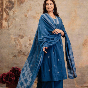 Home Tharvi Neel Tara Anarkali Set