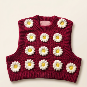 Tharvi Daisy Crochet Top