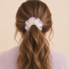 Petal-Edge Crochet Scrunchie | Handcrafted Soft-Touch Hair Accessory by Tharvi