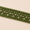 Olive Leaf Crochet Belt | Handcrafted Boho Accessory by Tharvi